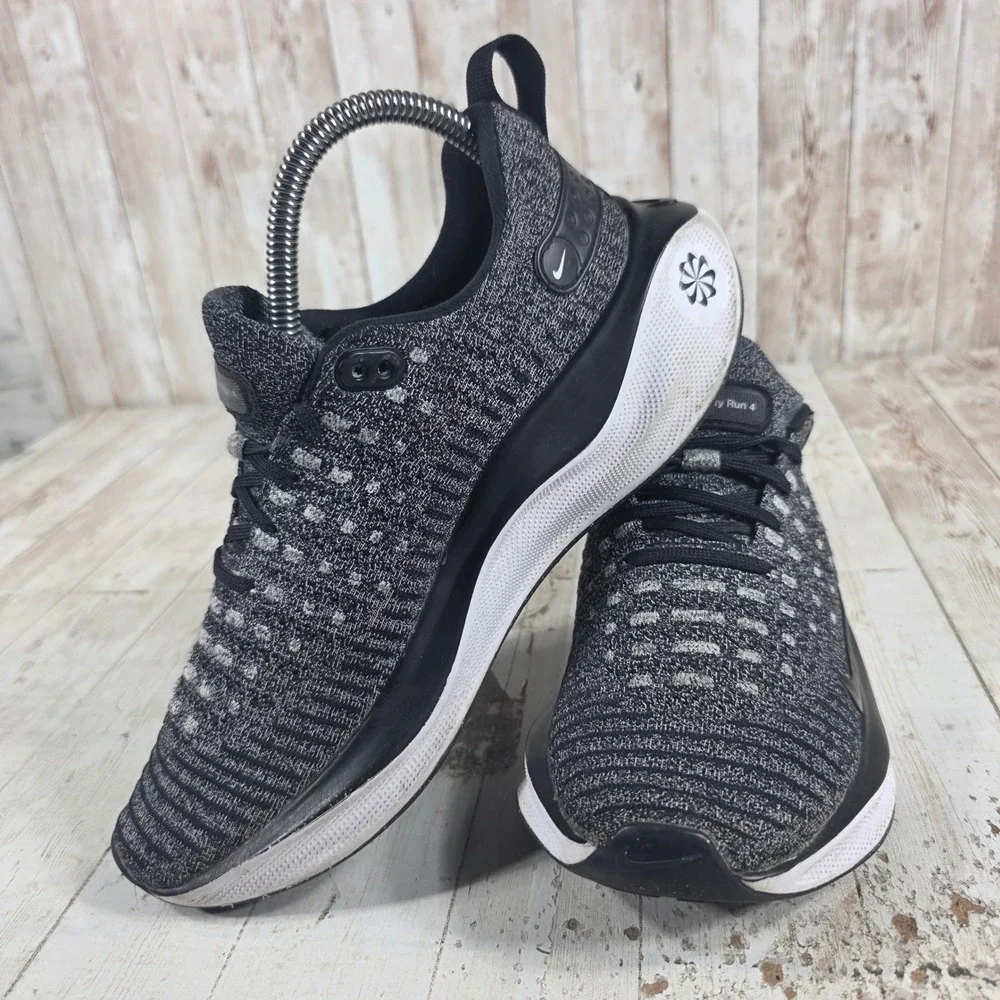Nike ReactX Infinity Run 4‎ Womens Running Shoes Black White DR2670-003 Size 7.5